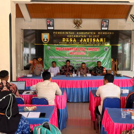 MUSDES KPM BLT TAHUN ANGGARAN 2025